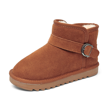Fashion Warm Children Shoes Winter Boots for Kids Snow Boots Comfortable Non-Slip Martin Ankle Boots Teens Outdoor Cotton Shoes